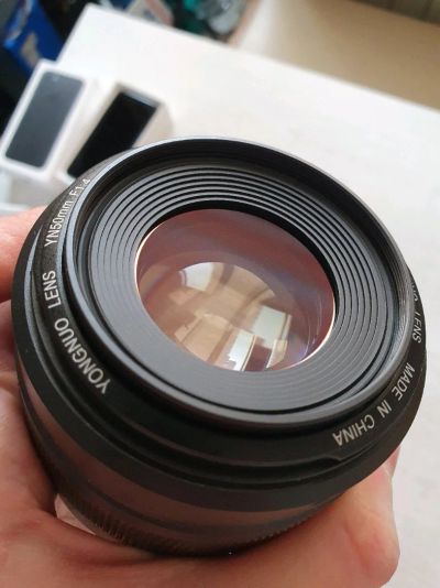 Лот: 17344112. Фото: 1. Светосильный объектив YongNuo... Объективы