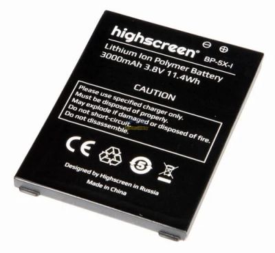 Лот: 14578408. Фото: 1. АКБ для Highscreen BP-5X-I Boost... Аккумуляторы