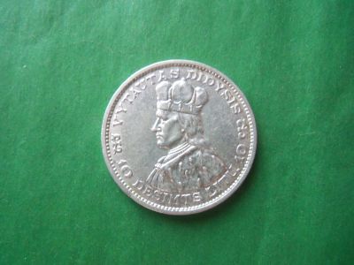 Лот: 18600132. Фото: 1. 10 лит 1936 г. Литва,серебро,сохран... Страны СНГ и Балтии