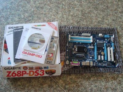 Лот: 1953392. Фото: 1. Ivy Bridge! Gigabyte Z68P-DS3. Материнские платы