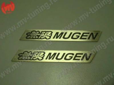 Лот: 6477677. Фото: 1. Шильдики для спойлера, "MUGEN... Детали тюнинга