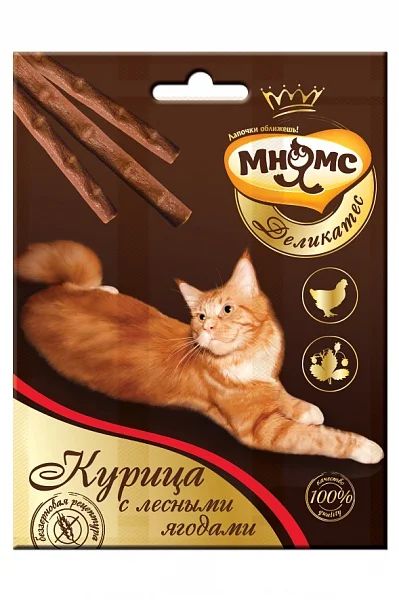 Лот: 18887746. Фото: 1. Мнямс Деликатес лакомые палочки... Корма