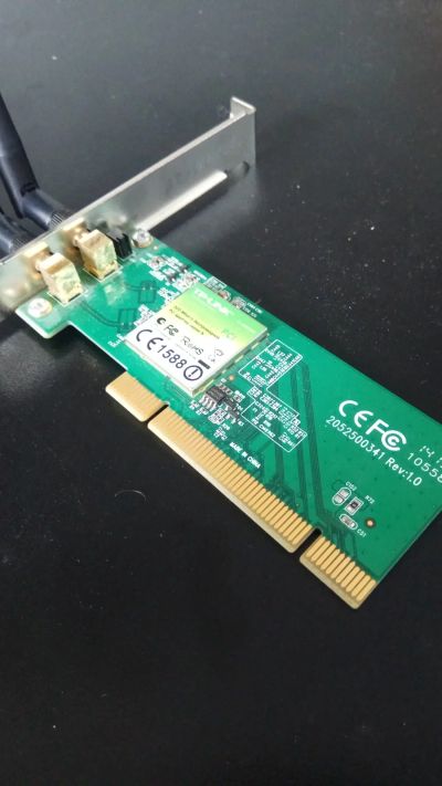 Лот: 19133738. Фото: 1. WIFI адаптер PCI TP-Link 300Mbit. Платы расширения, контроллеры, доп. порты