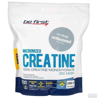 Лот: 13797995. Фото: 1. Micronized Creatine от be first... Спортивное питание, витамины