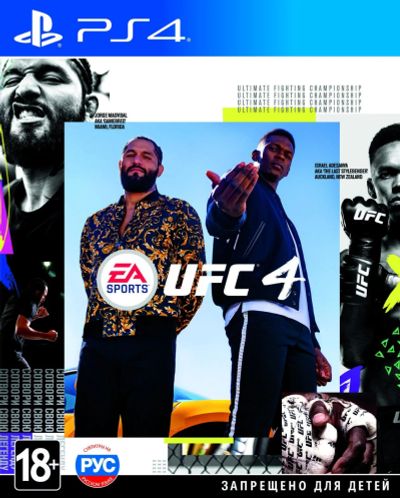 Лот: 17280024. Фото: 1. Игра UFC 4 (PS4 - PS5). Игры для консолей