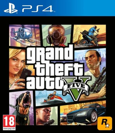 Лот: 7619316. Фото: 1. Grand theft auto v ps4 gta 5 русская... Игры для консолей