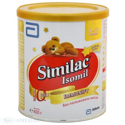 Лот: 5193580. Фото: 1. Симилак Изомил (400гр) (Детское... Детское питание