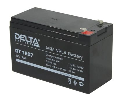 Лот: 11801146. Фото: 1. Новый аккумулятор Delta DT1207... Аккумуляторы