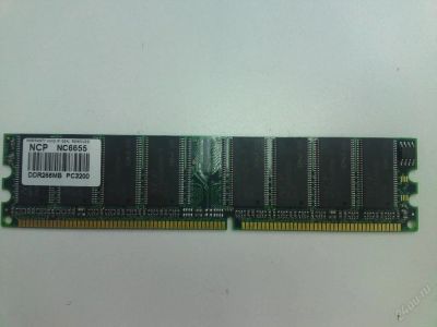 Лот: 90105. Фото: 1. Плашка оперативки DDR400 256 MB. Оперативная память