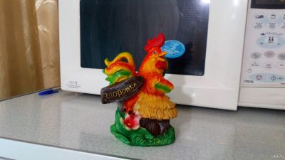 Лот: 17470893. Фото: 1. Копилка петушок желающий здоровья. Копилки