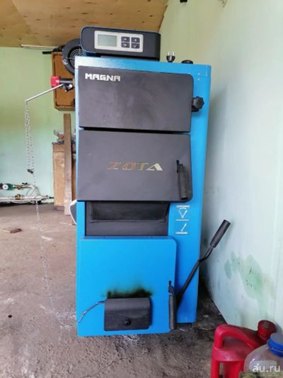 Лот: 16322381. Фото: 1. Твёрдо-топлевный котёл полуавтомат... Отопительные котлы, печи