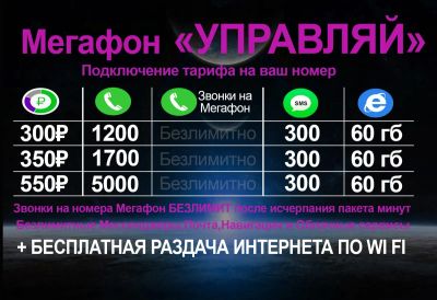 Лот: 19927271. Фото: 1. Мегафон тариф на ваш номер управляй... SIM-карты, телефонные номера