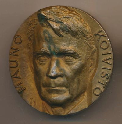 Лот: 16343034. Фото: 1. Финляндия 1983 Медаль президент... Юбилейные
