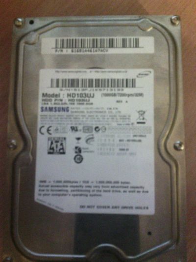 Лот: 5455513. Фото: 1. Жесткий диск 1 Тб Samsung. Жёсткие диски (HDD)