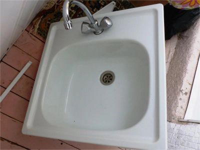 Лот: 11732210. Фото: 1. Раковина + смеситель + сифон... Раковины, умывальники