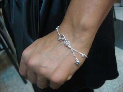 Лот: 167751. Фото: 1. Браслет из серебра Tiffany,925... Браслеты