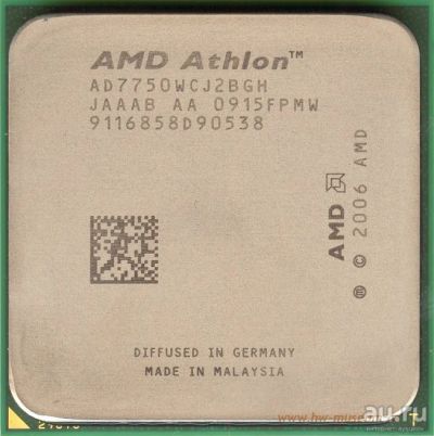 Лот: 16012331. Фото: 1. Процессор AMD Athlon X2 7750 -... Процессоры