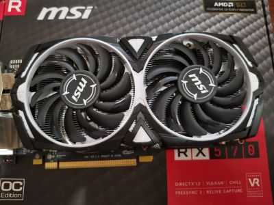 Лот: 18807202. Фото: 1. Видеокарта MSI ARMOR AMD Radeon... Видеокарты