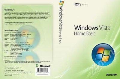 Лот: 190950. Фото: 1. Windows Vista home basic (лиц... Разное