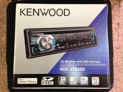 Лот: 2933093. Фото: 1. KENWOOD KDC-4754SD. Автомагнитолы