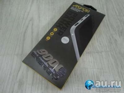 Лот: 13416054. Фото: 1. Внешний аккумулятор 9000 mAh Aspor... Зарядные устройства, блоки питания, адаптеры сетевые для смартфонов