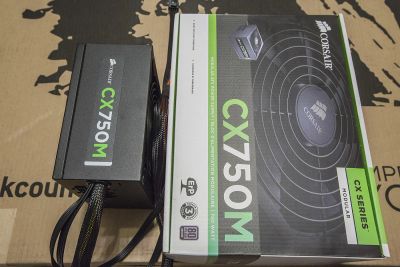 Лот: 5049459. Фото: 1. Corsair CX750M 750W Абсолютно... Корпуса, блоки питания