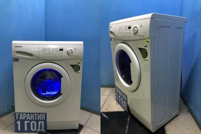 Лот: 18223051. Фото: 1. Стиральная машина Samsung wf 7356n7w... Стиральные машины