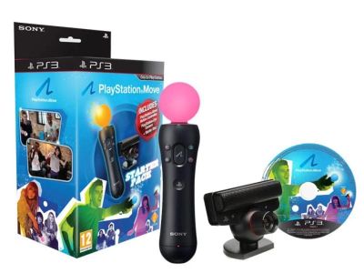 Лот: 6254199. Фото: 1. Move Starter Pack + игра "Снято... Аксессуары для игровых приставок, консолей, геймпады
