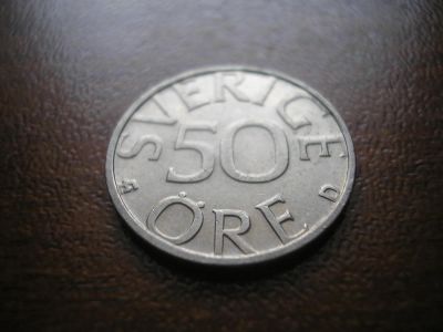 Лот: 8236974. Фото: 1. 50 эрё 1987 года. Швеция. Европа