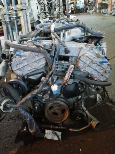 Лот: 14753365. Фото: 1. Двигатель nissan stagea vq25det. Двигатель и элементы двигателя