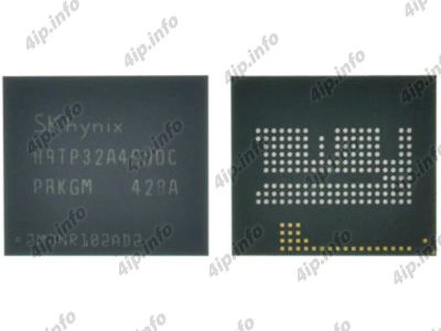 Лот: 14717225. Фото: 1. H9TP32A4GDDC - Микросхема SK Hynix. Микросхемы и платы