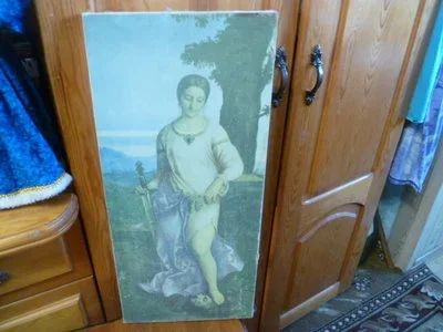 Лот: 10674739. Фото: 1. репродукция на ткани. РСФСР. Предметы интерьера и быта