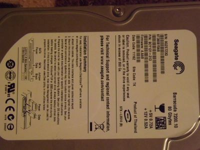 Лот: 3414022. Фото: 1. Жесткий диск Seagate Barracuda... Жёсткие диски (HDD)