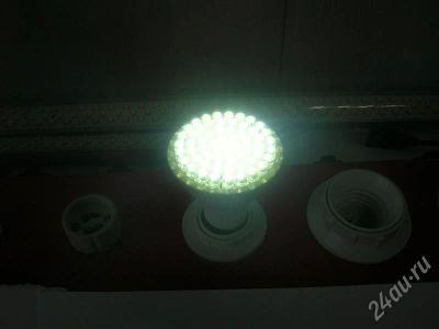 Лот: 584958. Фото: 1. Лампа светодиодная E14 60LED 220V. Другое освещение
