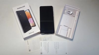Лот: 19550076. Фото: 1. Samsung A32 4/64Gb, идеальное... Смартфоны