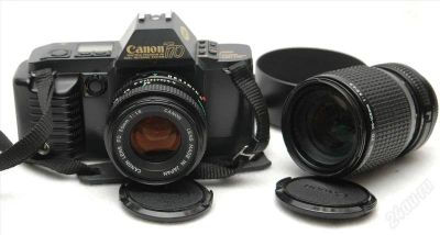 Лот: 867549. Фото: 1. Фотоаппарат Canon T70. Плёночные зеркальные