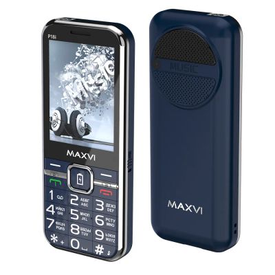 Лот: 25021358. Фото: 1. Сотовый Maxvi P18i Blue 2sim/2... Кнопочные мобильные телефоны