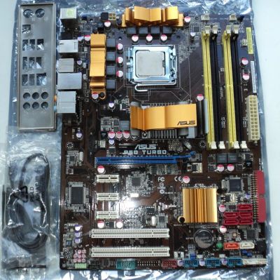 Лот: 7901038. Фото: 1. ASUS P5Q TURBO. Материнские платы