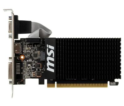 Лот: 24946332. Фото: 1. Видеокарта GeForce GT710 MSI 2Гб... Видеокарты