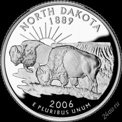 Лот: 2970829. Фото: 1. США. 25 центов. 2006 год. Северная... Америка