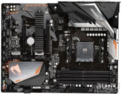 Лот: 17846787. Фото: 1. Gigabyte B450 AORUS ELITE V2 B450... Материнские платы