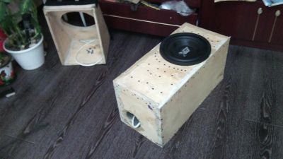 Лот: 4924587. Фото: 1. Сабвуфер в коробе+усилитель ESX... Сабвуферы