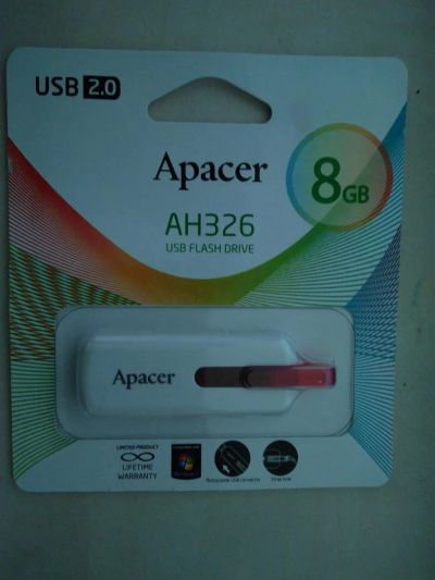Лот: 9582202. Фото: 1. USB 2.0 8 Gb Apacer. USB-флеш карты