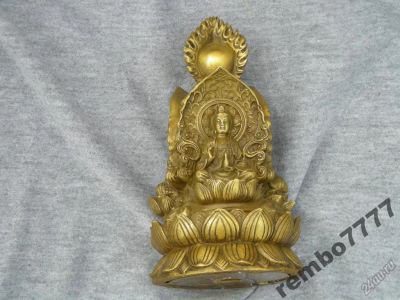 Лот: 5820608. Фото: 1. будда.бронза.15 см.камбоджа.фен-шуй... Скульптуры