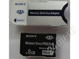 Лот: 300654. Фото: 1. PSP Memory Stick Pro Duo 8 Gb. USB-флеш карты