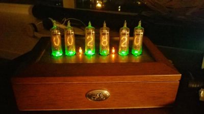 Лот: 5453781. Фото: 1. Часы на ГРИ ИН-16 (nixie clock... Самоделки