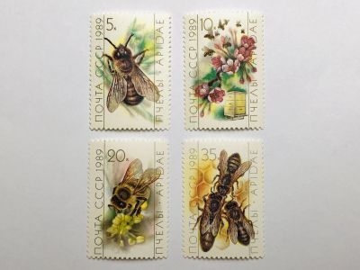Лот: 23316684. Фото: 1. Насекомые. Пчелы. Пчеловодство... Марки