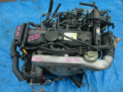 Лот: 3404914. Фото: 1. Двигатель на Nissan CD20T Turbo... Двигатель и элементы двигателя