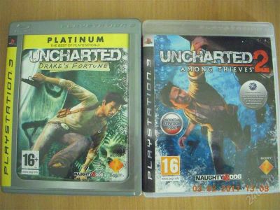 Лот: 750948. Фото: 1. Uncharted и Uncharted 2 одним... Игры для консолей
