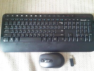 Лот: 5284430. Фото: 1. Комплект клавиатура+мышь Microsoft... Клавиатуры и мыши